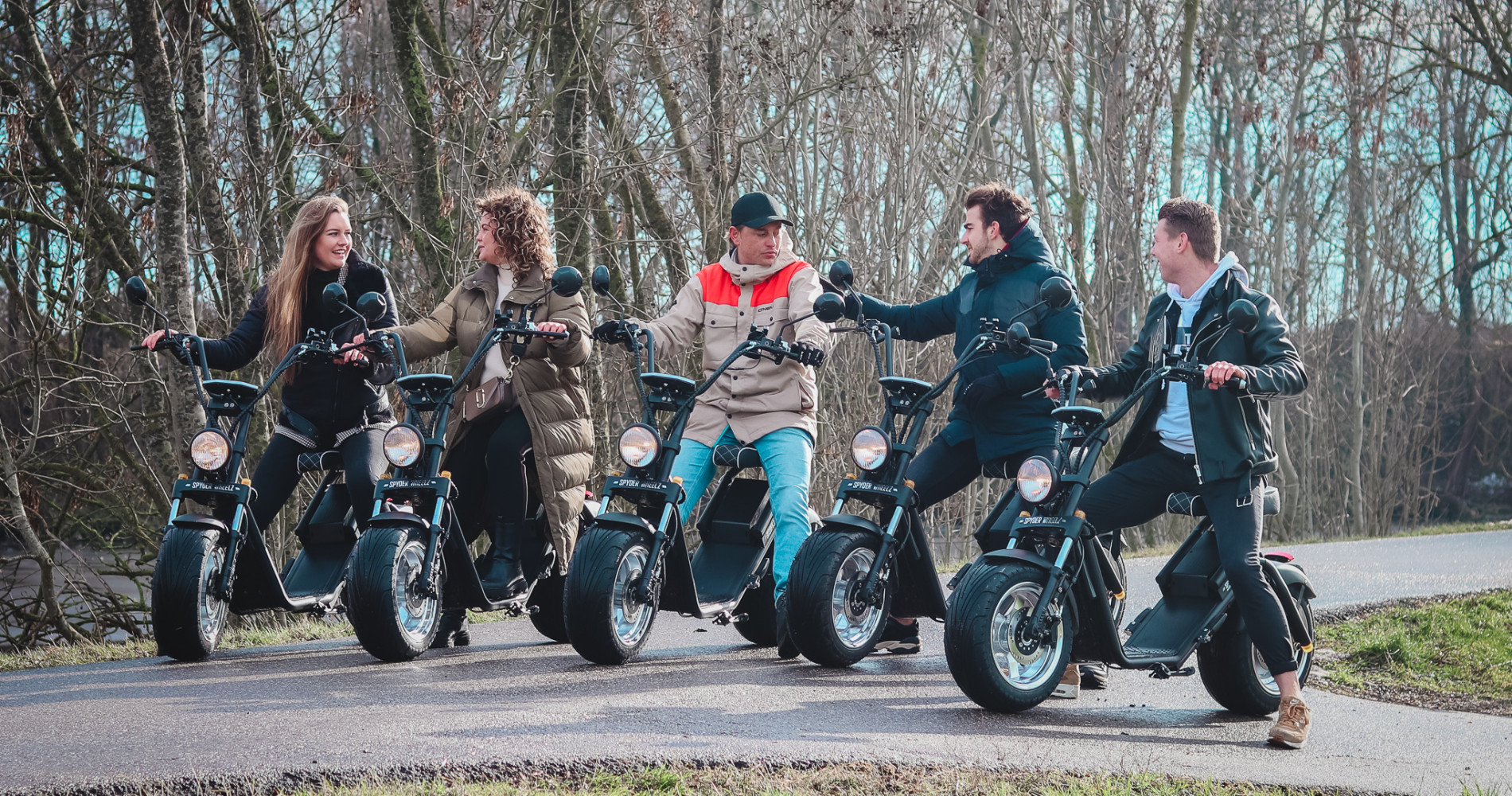 Op pad met familie, collega's of vrienden