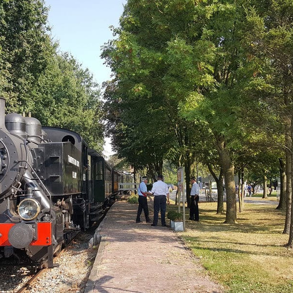 Authentieke stoomtrein